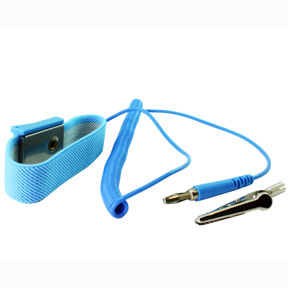 ESD-armband för datorbyggen & elektronik, jordningsarmband antistat