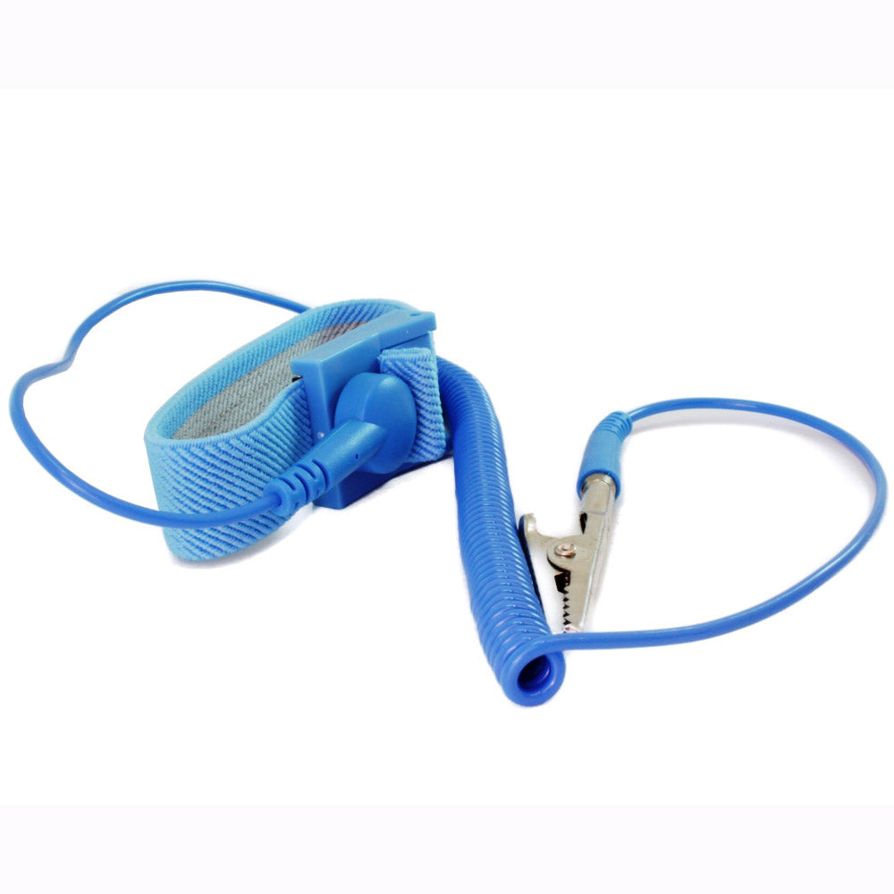 ESD-armband för datorbyggen & elektronik, jordningsarmband antistat