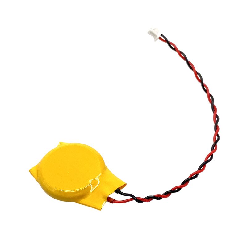 CR2032-LD-RP CMOS-batteri 3V för laptop - Molex PicoBlade 1,25 mm 2-pol (51021-0200) (omvänd polaritet)