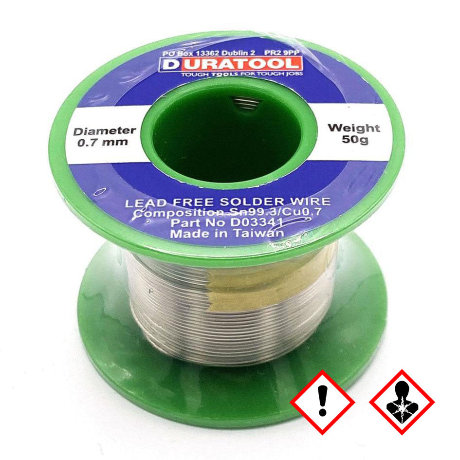 Lödtenn 0.7mm, 50g, blyfritt - Modell 03341
