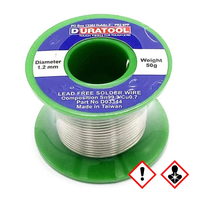 Lödtenn 1.2mm, 50g, blyfritt - Modell 03344