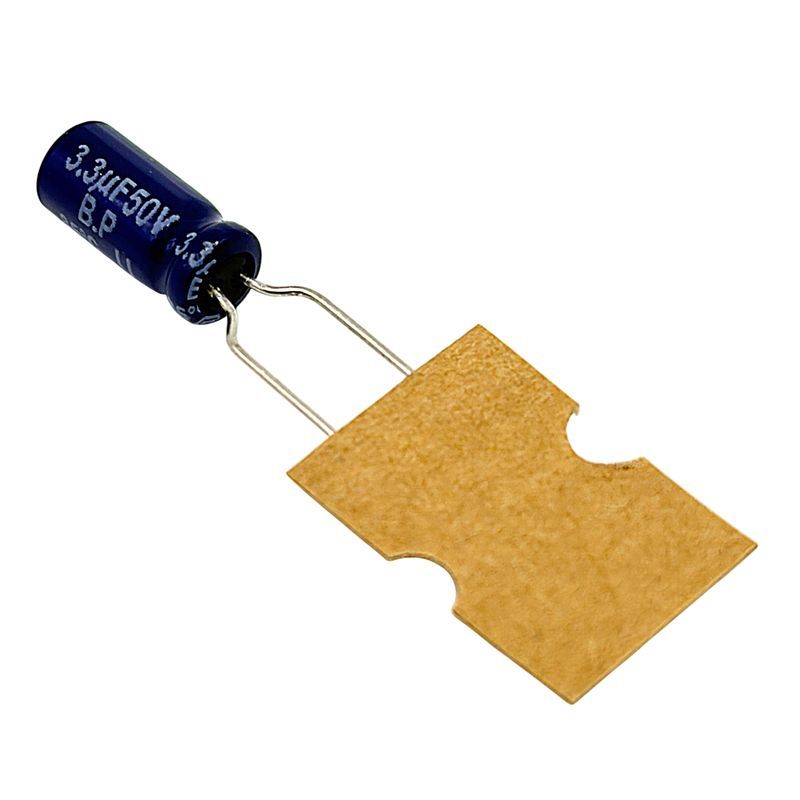 Kondensator 3.3uF 50V 85°C 11x5mm RM5mm, bi-polär elektrolyt ECE-A1HN3R3UB