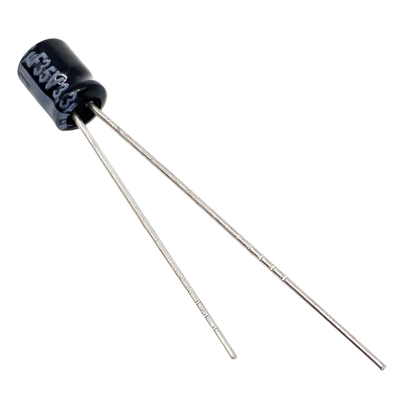Kondensator 3.3uF 35V 85°C 5x4mm, elektrolyt ECEA1VKS3R3