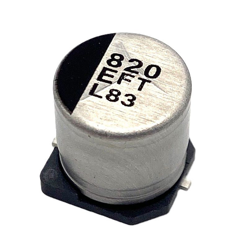 Kondensator 820uF 25V 105C 10x10.5mm, elektrolyt SMD FT-serie EEE-FT1E821AP