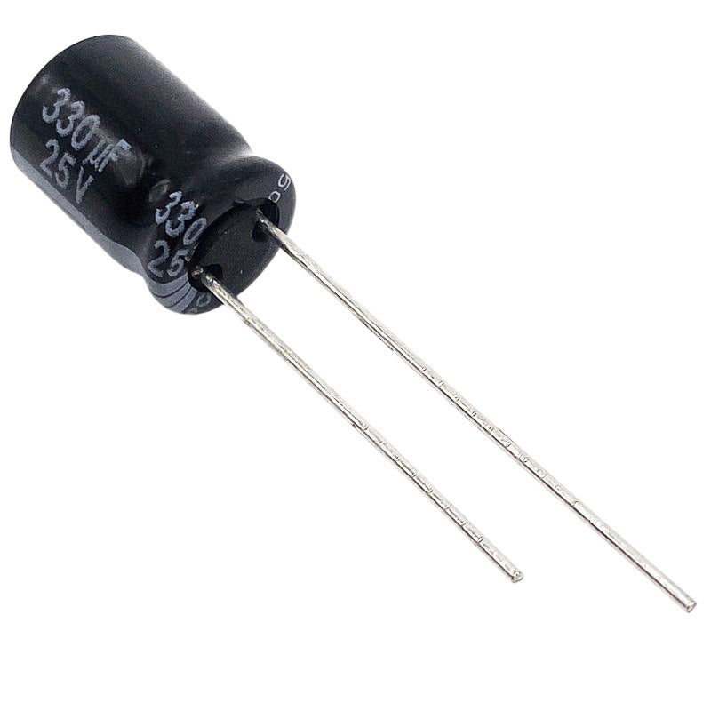 Kondensator 330uF 25V 105°C 11.5x8mm RM3.5mm, elektrolyt EEU-FR1E331