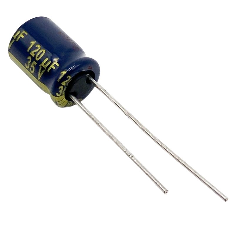 Kondensator 120uF 35V 105°C 11.5x8mm, elektrolyt EEUFC1V121