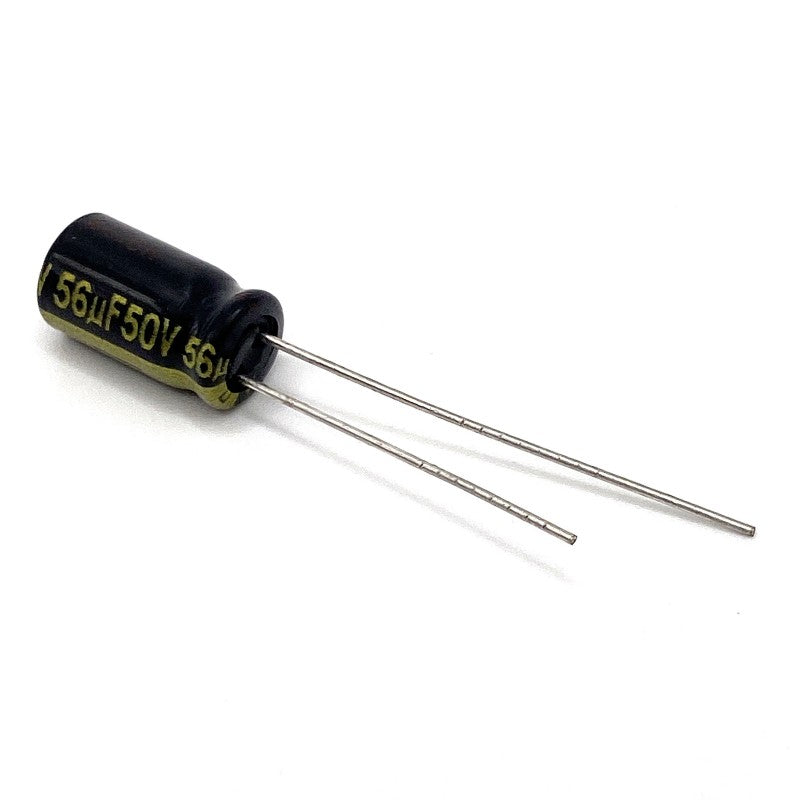 Kondensator 56uF 50V 105C 11.2x6.3mm, elektrolyt EEUFM1H560