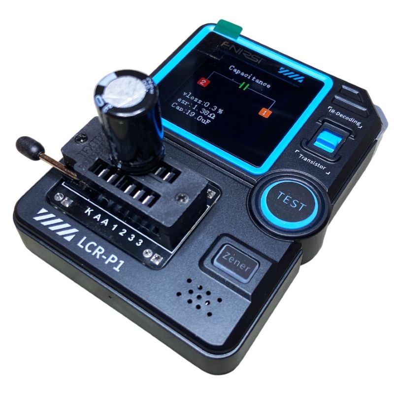 LCR-mätare, komponentprovare för enklare felsökningsarbeten, FNIRSI LCR-P1