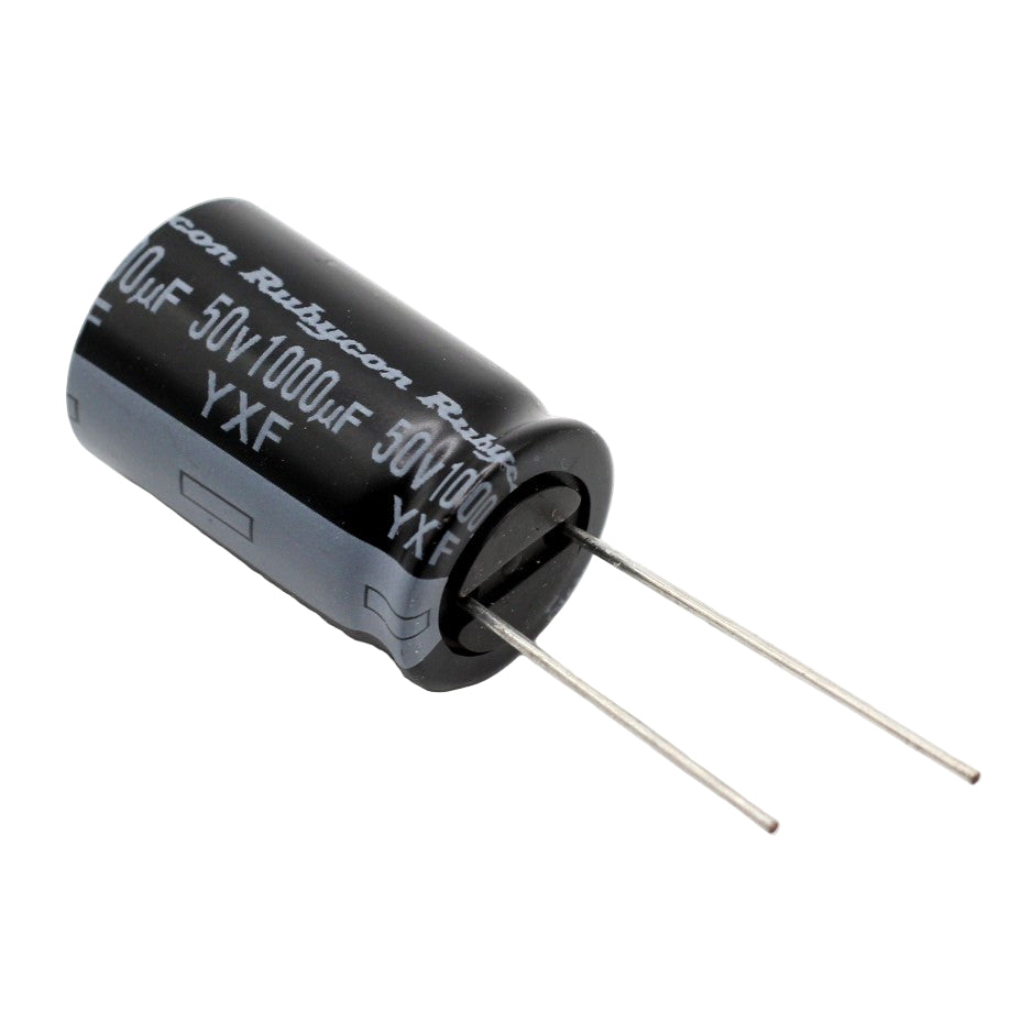 Kondensator 1000uF 50V 105C 16x25mm, elektrolyt 50YXF1000MEFC16X25