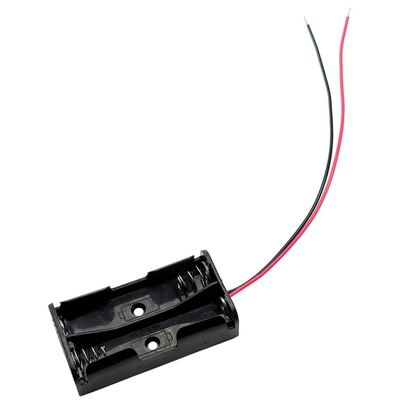 Batterihållare AA 2x med kabel 150mm (2463)