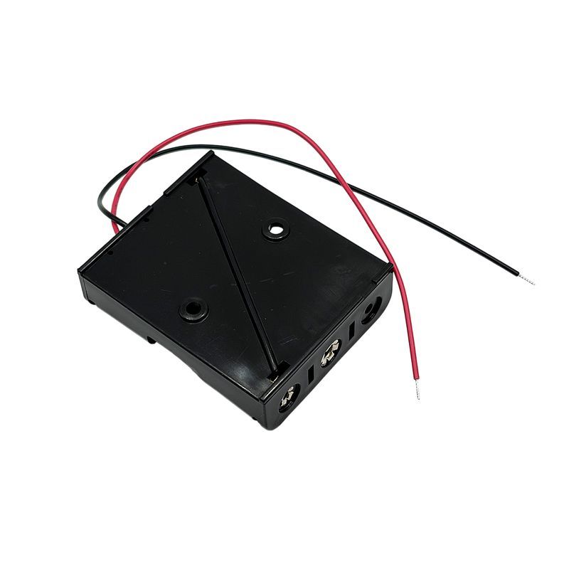 Batterihållare AA 3x med kabel 150mm (2465)