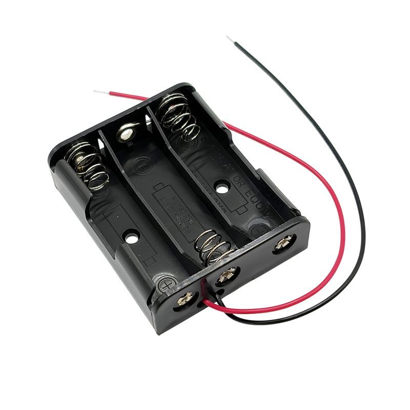 Batterihållare AA 3x med kabel 150mm (2465)