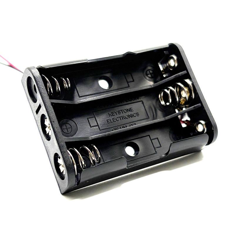 Batterihållare AAA 3x med kabel 150mm (2480)