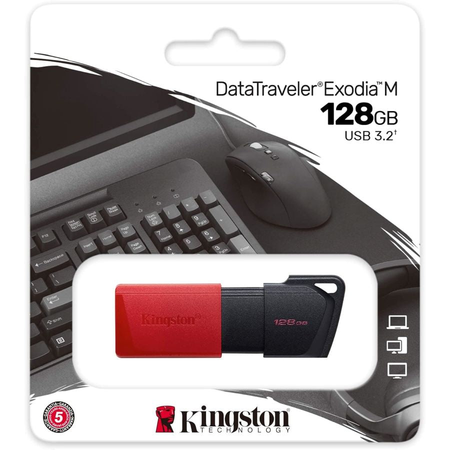 Kingston DataTraveler Exodia M 64/128/256GB USB-minne USB 3.2 Gen 1, DTXM