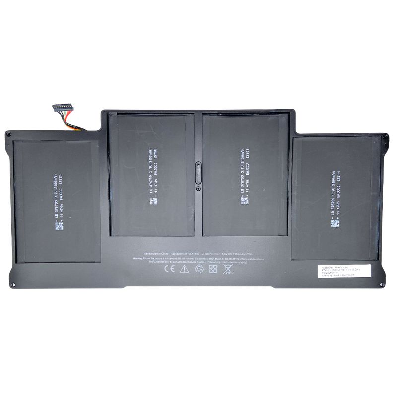 Batteri 7.4V 7200mAh (53.28Wh) 4-cell LiPo för MacBook Air 13" A1369/A1466, CoreParts MBXAP-BA0006