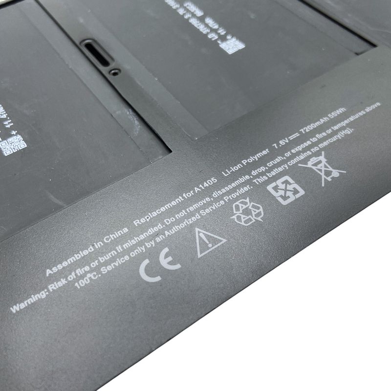 Batteri 7.4V 7200mAh (53.28Wh) 4-cell LiPo för MacBook Air 13" A1369/A1466, CoreParts MBXAP-BA0006