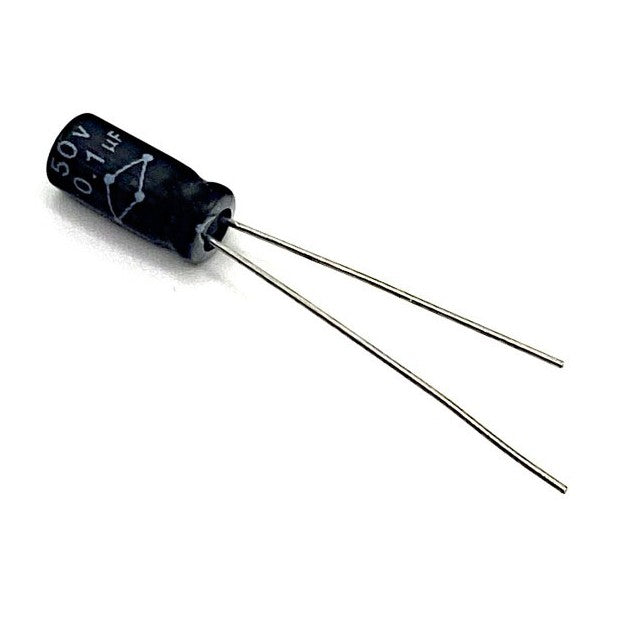 Kondensator 0.1uF 50V 105°C 11x5mm, elektrolyt MCRH50V104M5X11