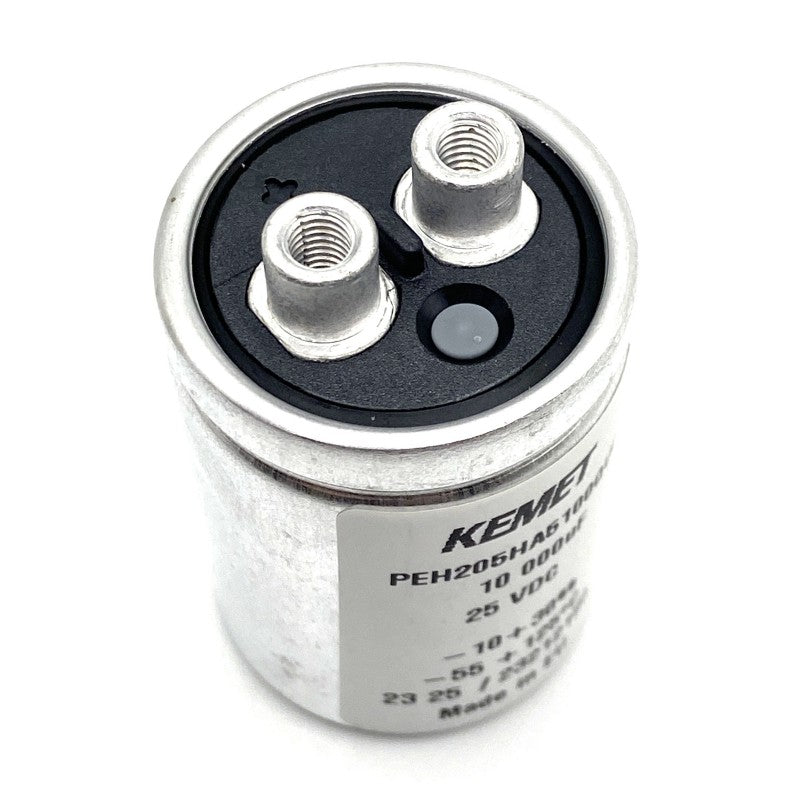 Elektrolytkondensator 10000µF 25V 125°C – Skruvterminal, låg ESR, 35x51mm – PEH205