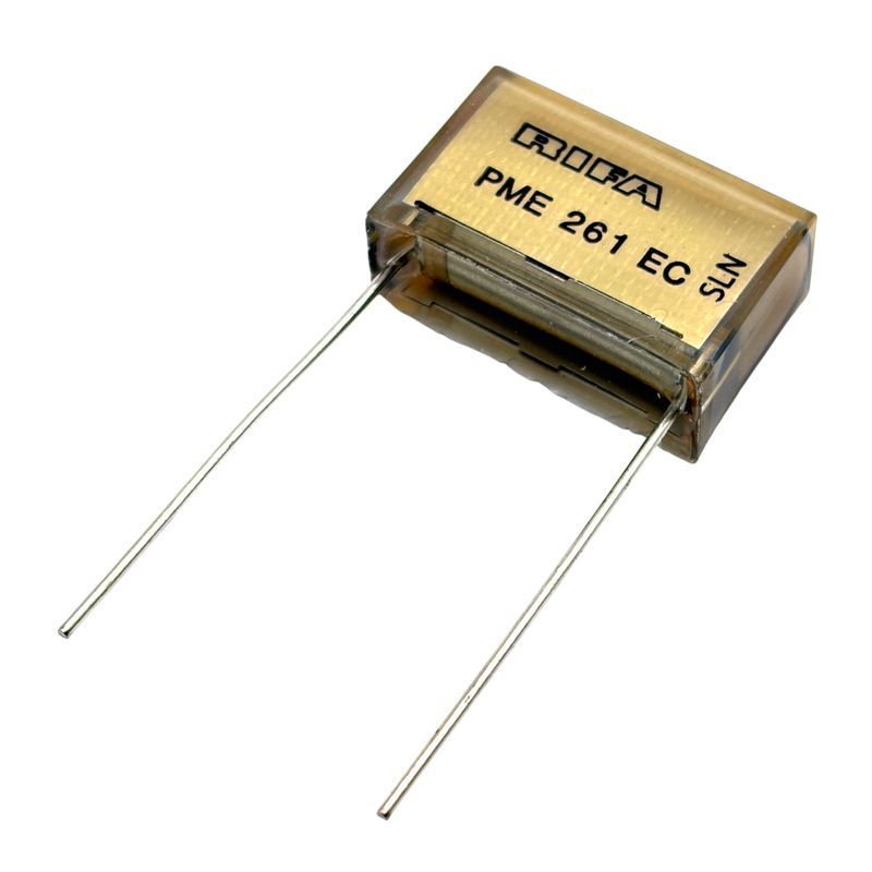 KEMET RIFA PME261 Kondensator 0.15uF (150nF) 300VAC 70C 24x9x15mm RM20.3mm, PME261EC6150KR30