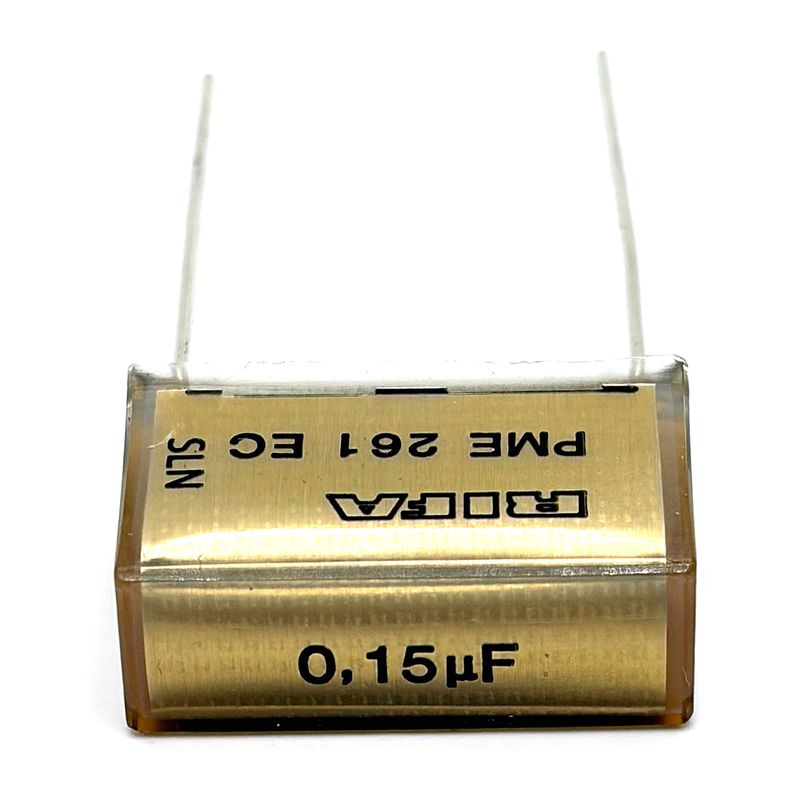 KEMET RIFA PME261 Kondensator 0.15uF (150nF) 300VAC 70C 24x9x15mm RM20.3mm, PME261EC6150KR30