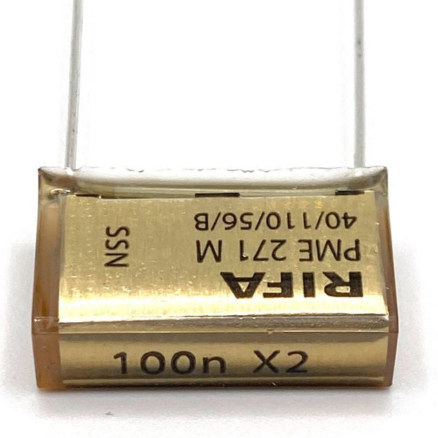 KEMET RIFA PME271 X2 Kondensator 0.1uF (100nF) 275V 110C 24x7.6mm, PME271M610MR30