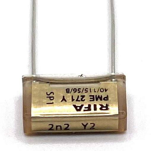 KEMET RIFA PME271 Y2 Kondensator 0.0022uF (2.2nF) 300VAC 110C 13.5x3.9x7.5mm, PME271YA4220MR30 RM10.2mm