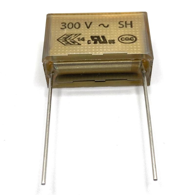 KEMET RIFA PME271 Y2 Kondensator 0.1uF (100nF) 300VAC 110C 30.5x12.1x19mm, PME271YE6100MR30 RM25.4mm