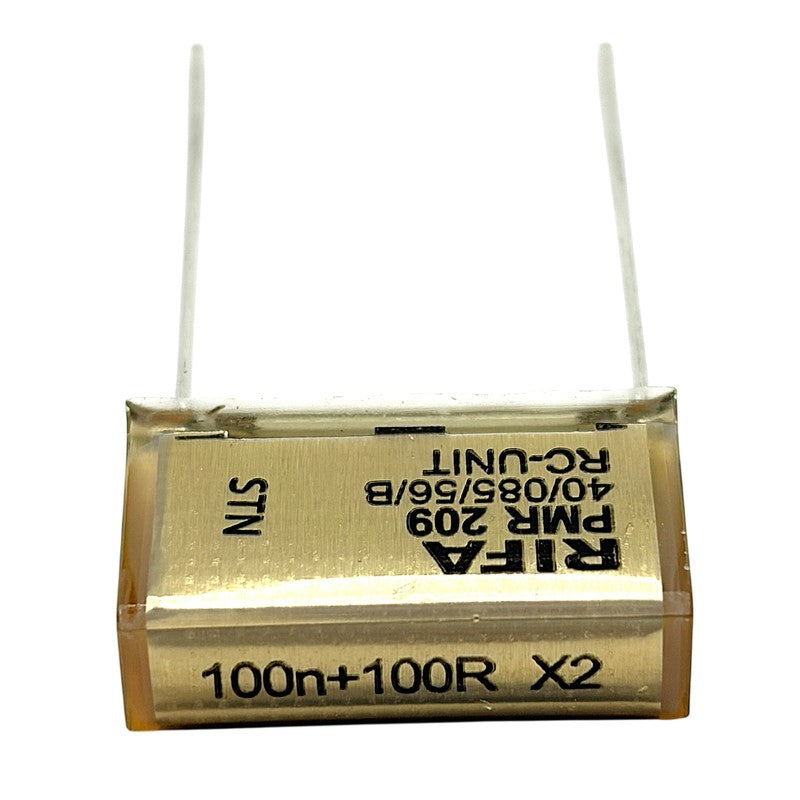 KEMET RIFA RC-snubber 0.1uF (100nF) + 100Ω 250VAC X2 24x14x7.6mm RM20.3mm, PMR209MC6100M100R30