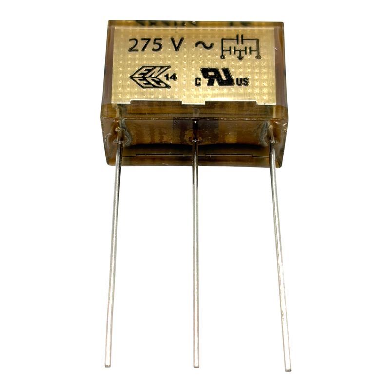 KEMET RIFA Deltakondensator 0.1uF + 2*2200pF (0.1uF+0.0022uF) 275VAC 100C 24x12.5x16mm RM20mm, PZB300MC11R30