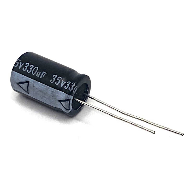 Kondensator 330uF 35V 105C 16x10mm, elektrolyt REF1016331M035K