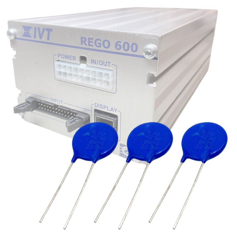 3st Varistor till Rego 600, 20mm 275VAC, reparationskit