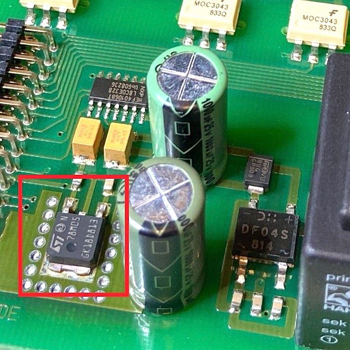 1st Spänningsregulator 78M05 till Rego 600, 5V 0.5A 7–35V, reparationskit