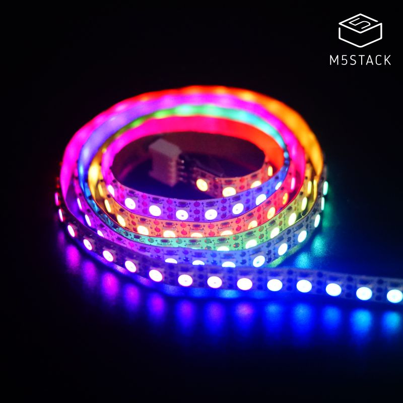 M5Stack A035 - Digital RGB LED List 10cm (SK6812), GROVE-kontakt