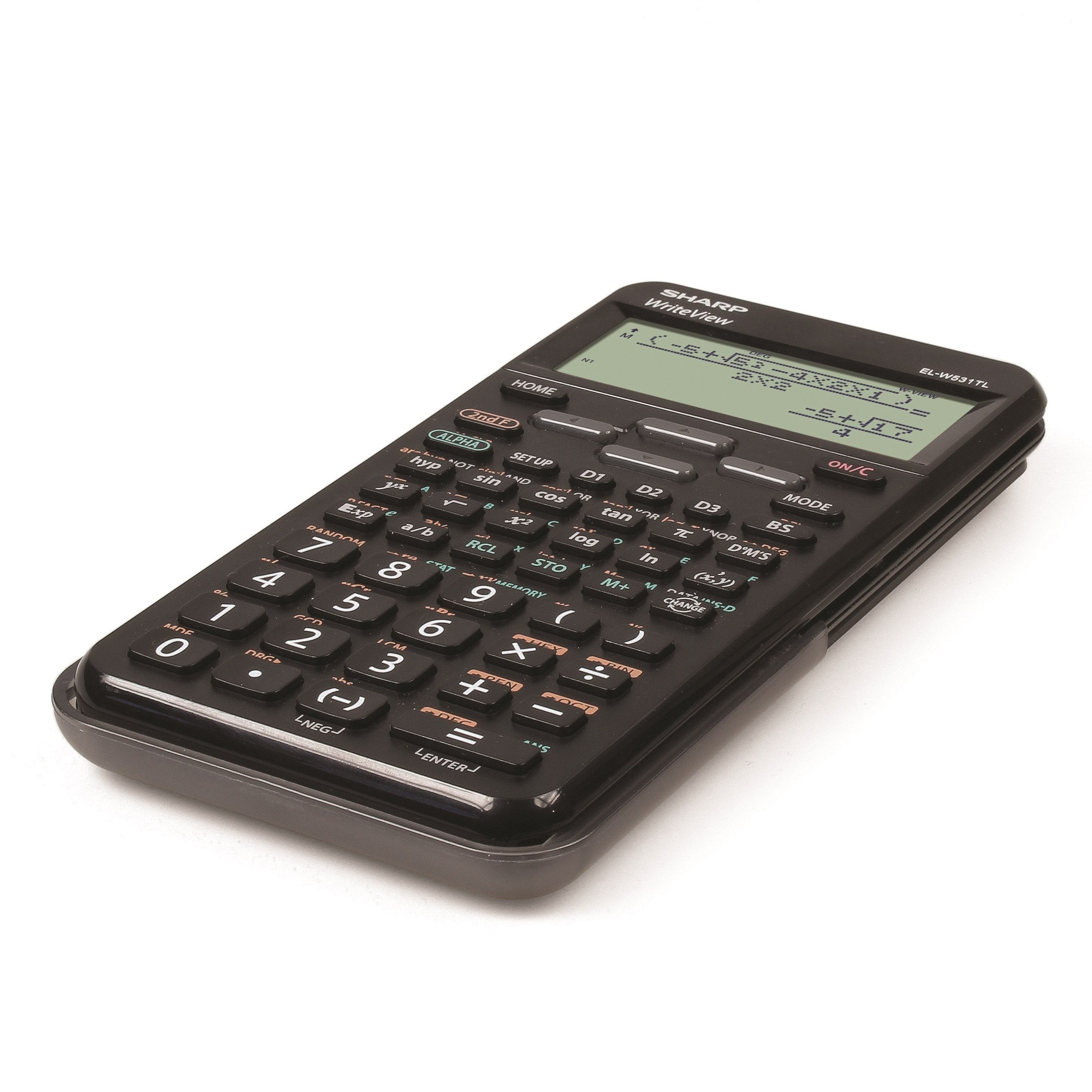 SHARP EL-W531TLB-BK Svart, teknisk miniräknare