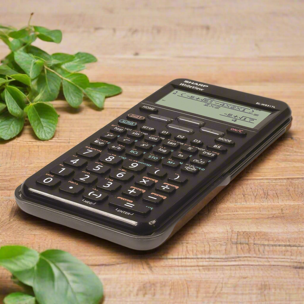 SHARP EL-W531TLB-BK Svart, teknisk miniräknare