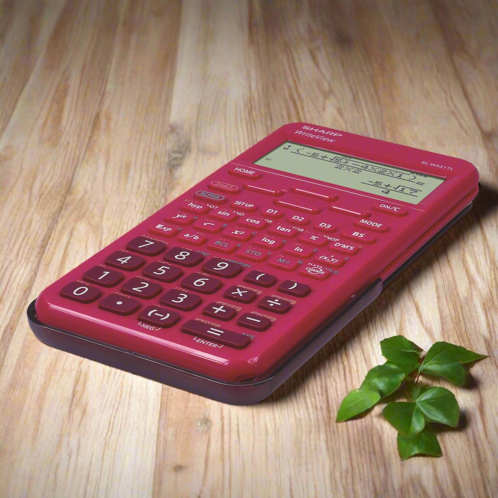 SHARP EL-W531TL Rosa, teknisk miniräknare