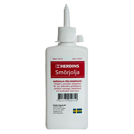 Herdins Smörjolja för symaskiner och finmekanik, 150ml