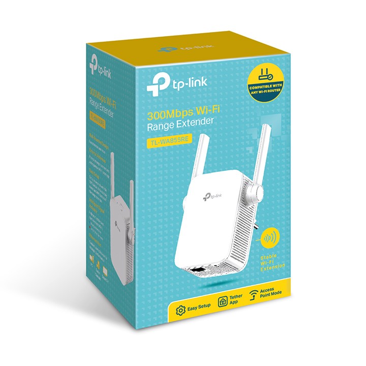 TP-Link Wi-Fi Range Extender TL-WA855RE, 300Mbps