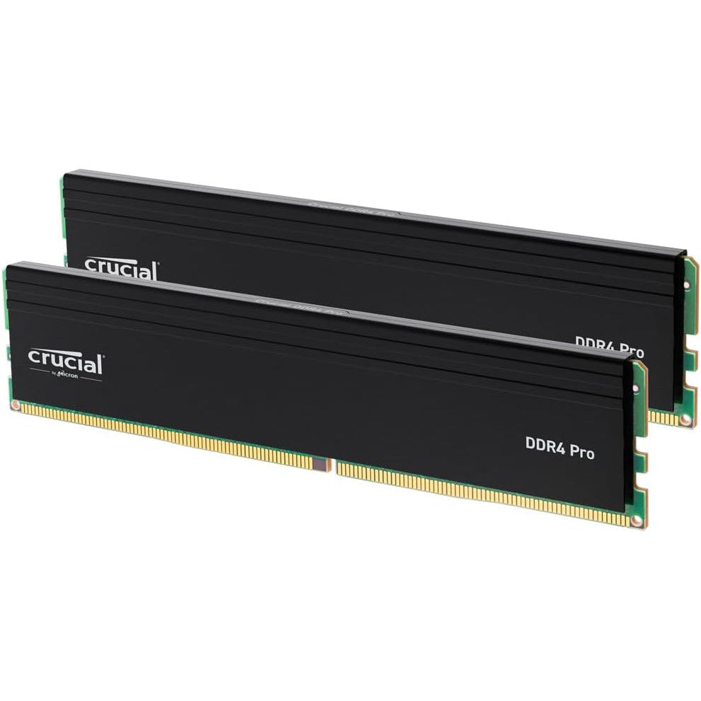Crucial Pro RAM 32GB Kit (2x16GB) DDR4 3200MHz CL22 1.2V DIMM, CP2K16G4DFRA32A