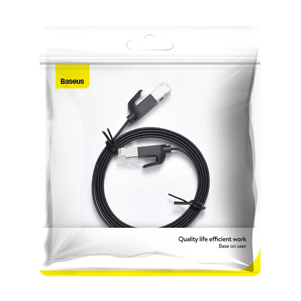 Nätverkskabel CAT6 UTP Ethernet, 1m platt