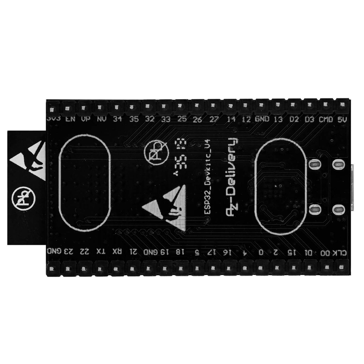 ESP32 Dev Kit C V4 (Espressif WROOM) - WiFi & Bluetooth Utvecklingskort