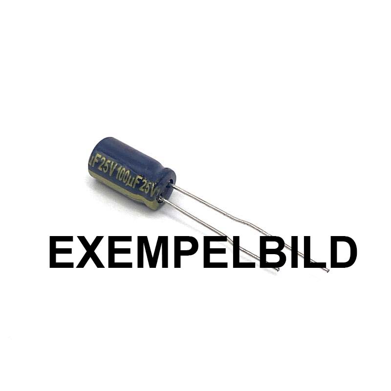 Kondensator 100uF 16V 105C 11x5mm, elektrolyt ECA1CHG101