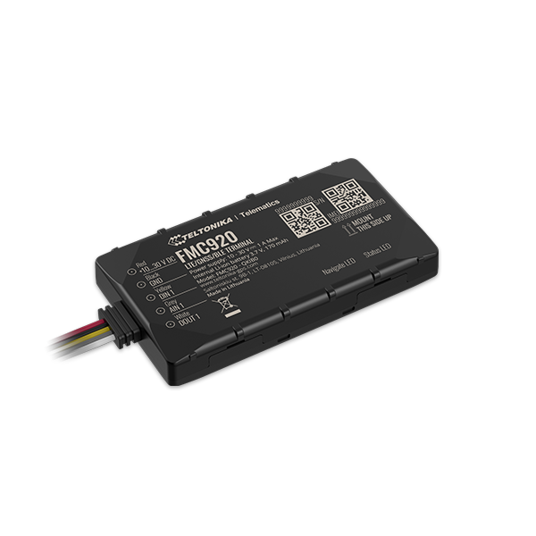 Teltonika FMC920 GPS-spårare 4G med Bluetooth – för bil, husbil, husvagn, fleet och asset tracking