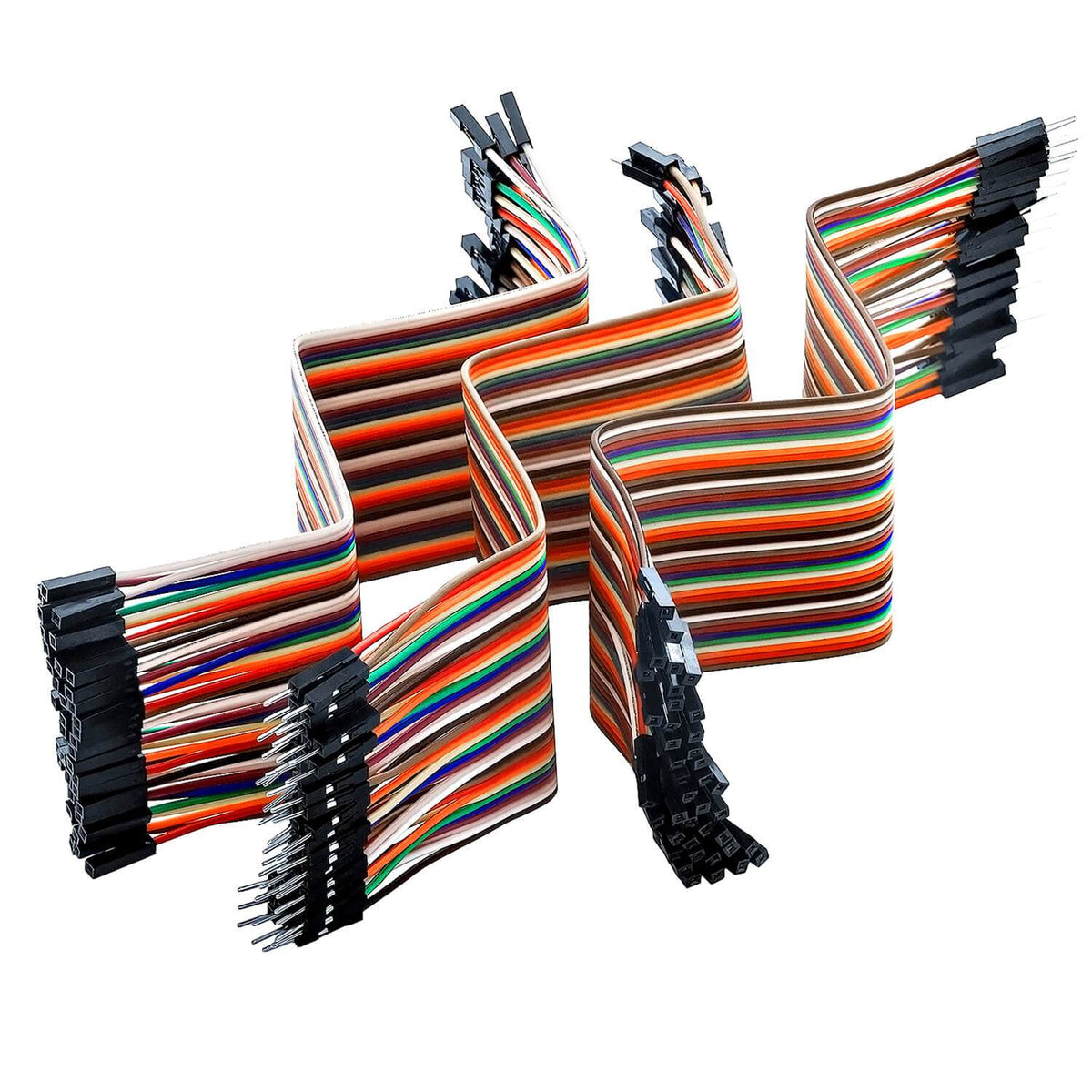 AZ-Delivery Dupont Jumper Wire Kit – 3x40 st M2M, F2F, M2F för Arduino / Raspberry Pi