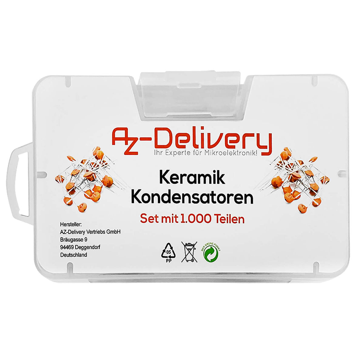 Keramiska kondensatorer 1pF-100nF