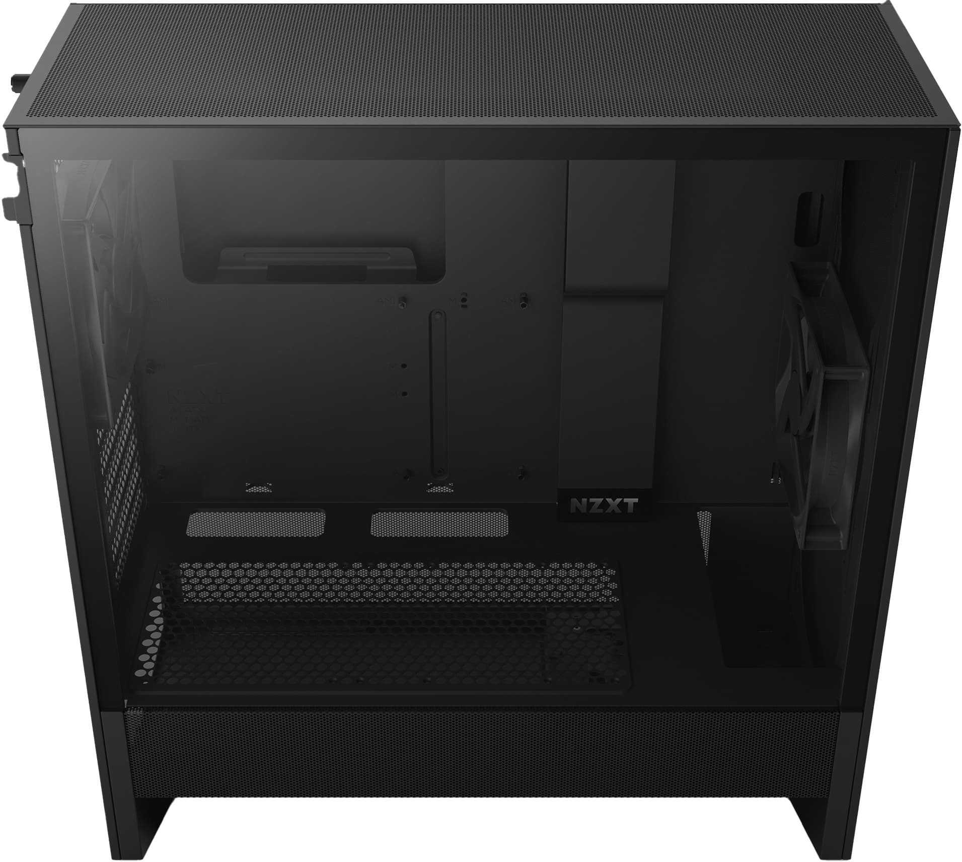 NZXT H5 Flow 2024 PC-chassi svart - Mid-tower ATX med sidoglas och bra luftflöde