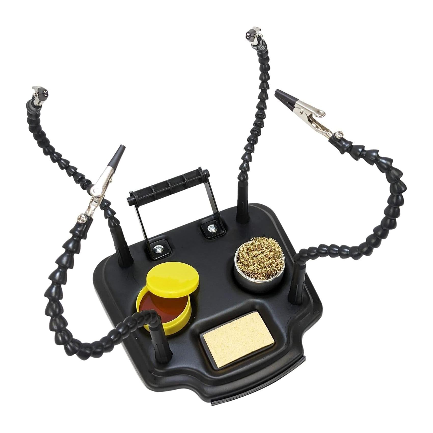 Lödstativ med tillbehör och 4st armar