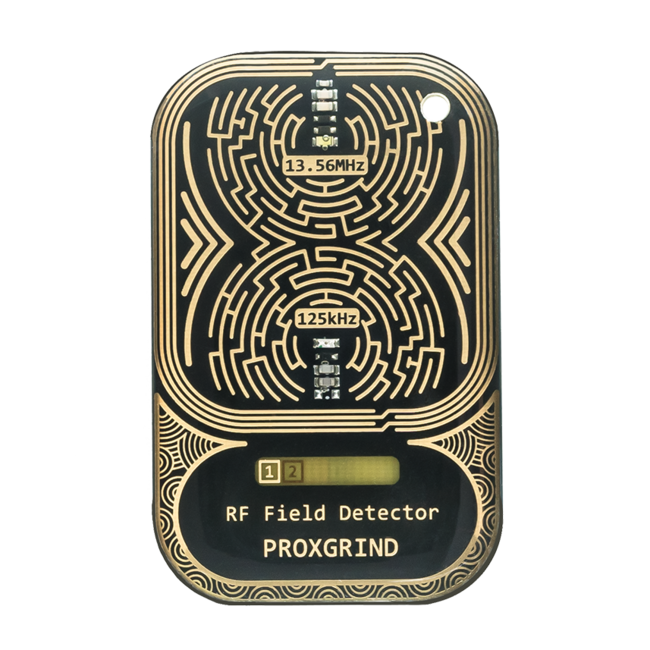 RFID Fältdetektor för frekvenser 125KHz/13.56MHz