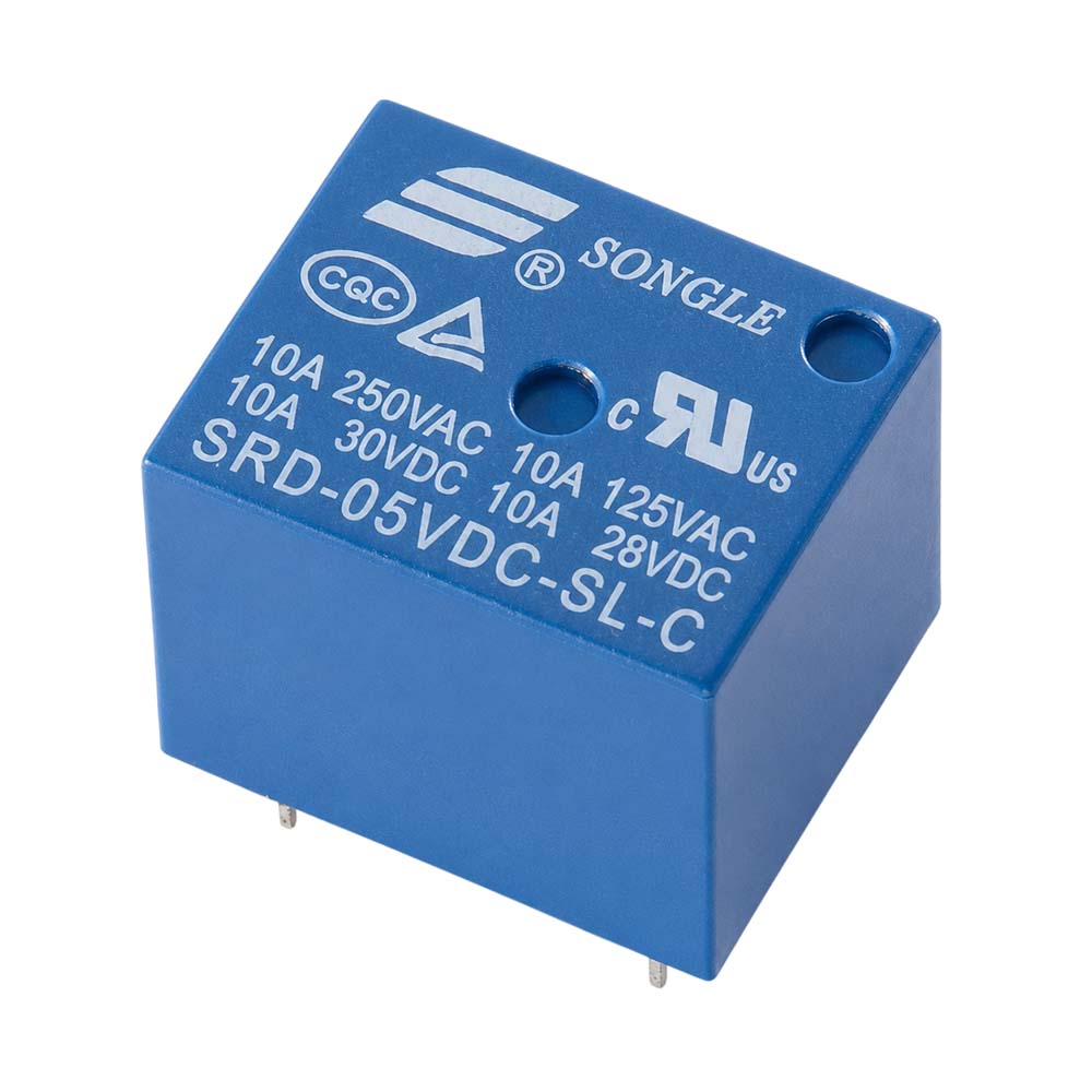 Relä SRD-05VDC-SL-C, 5VDC 230VAC/10A