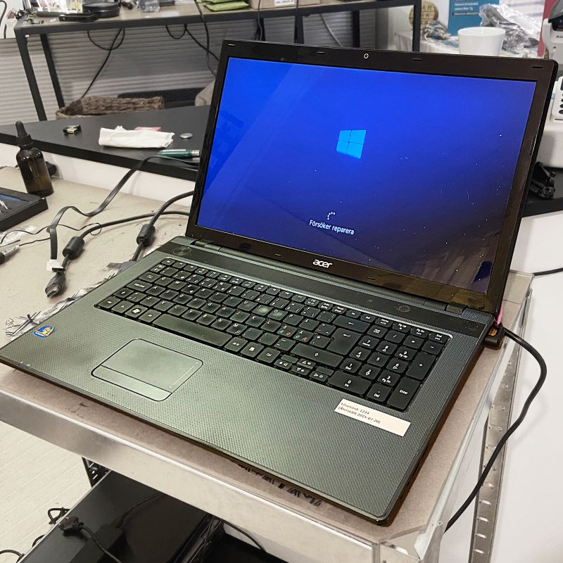 Reparation av laptop - Windows försöker reparera hårddisken